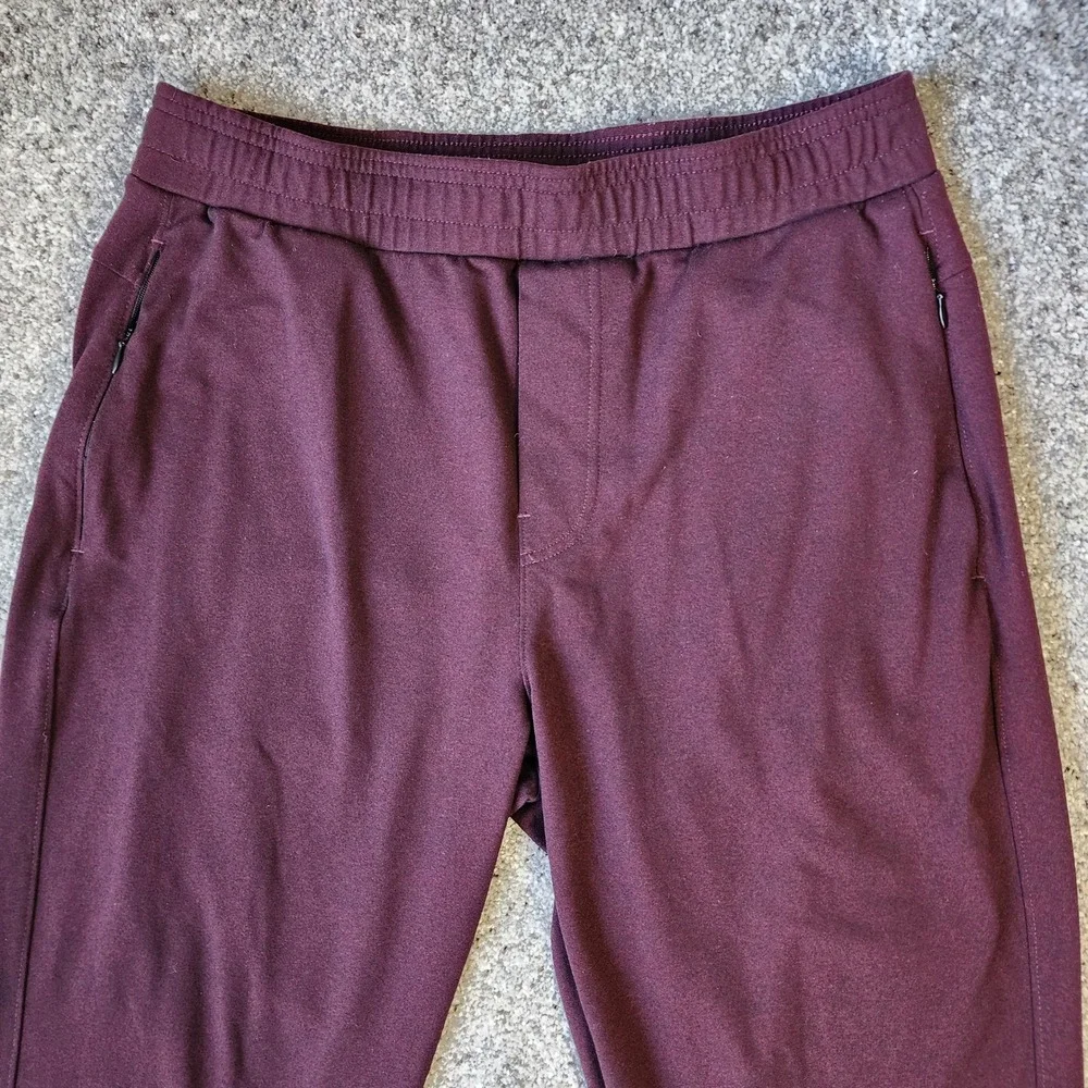 Public Rec All Day Every Day Pants Mens 34/32 Burgundy Jogger Tapered‎ Excellent